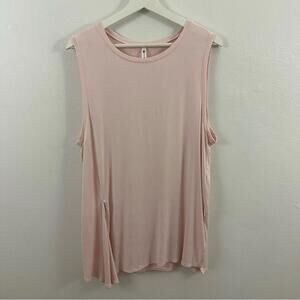 Fabletics Women's Pink Sleeveless Tank Size L